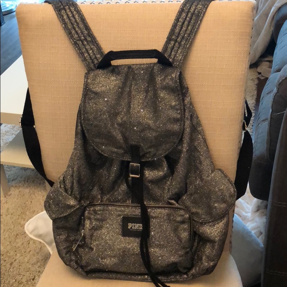 PINK glitter backpack
